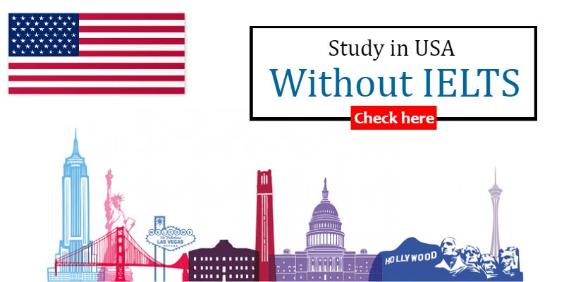 Study in USA Without IELTS 2024